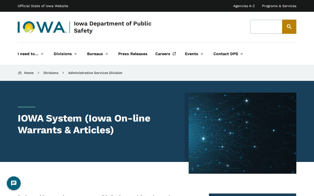 Jefferson County most wanted restricted Iowa law enforcement system